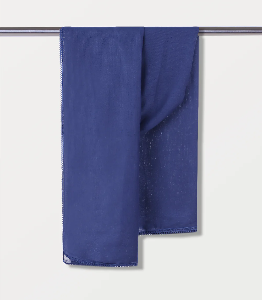 Women Scarf-NAVY - Image 3