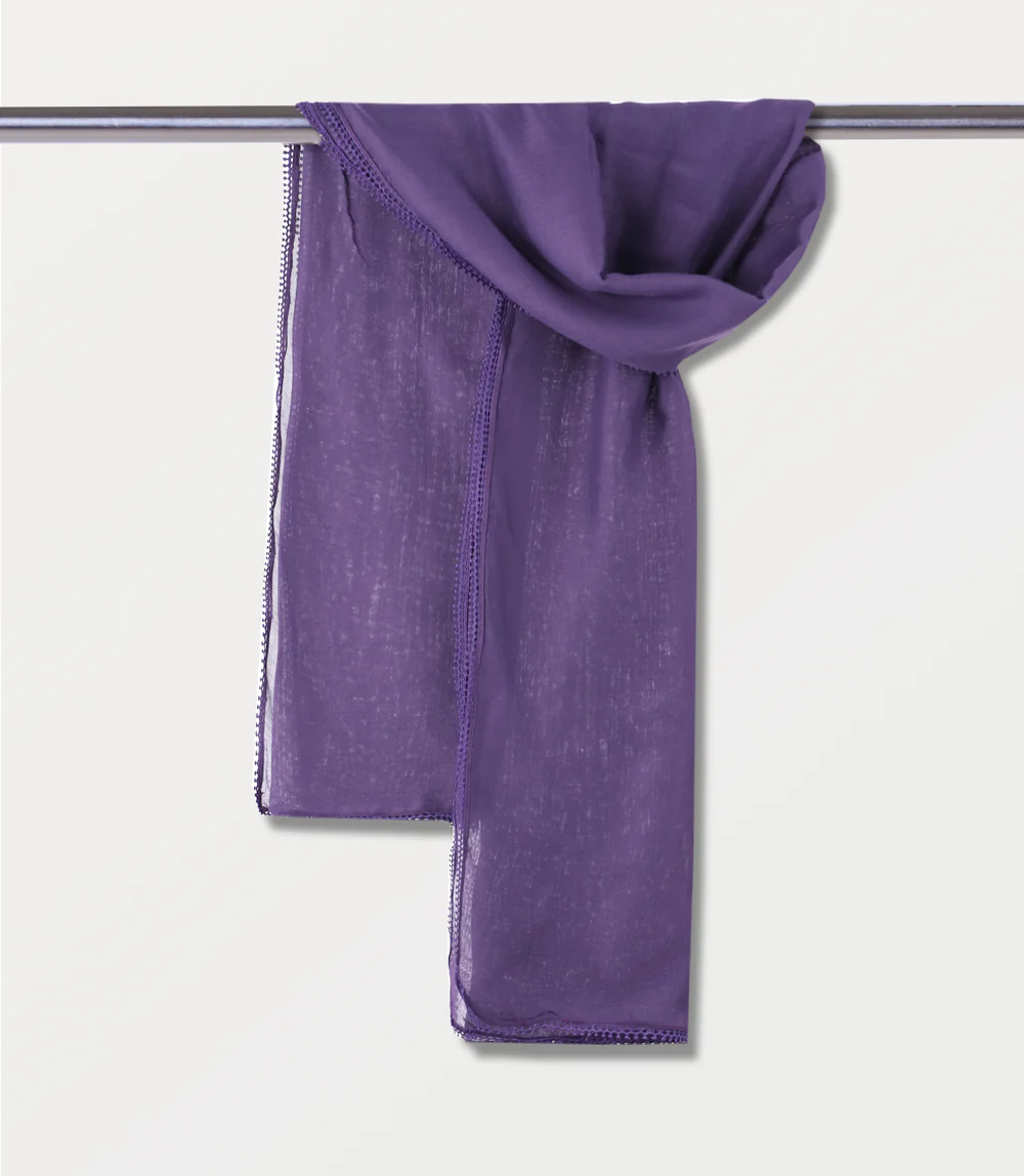 Women Scarf-PURPLE - Image 3