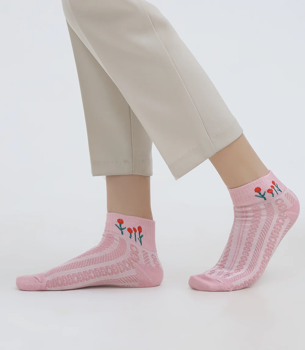 Women Socks-PINK - Image 2