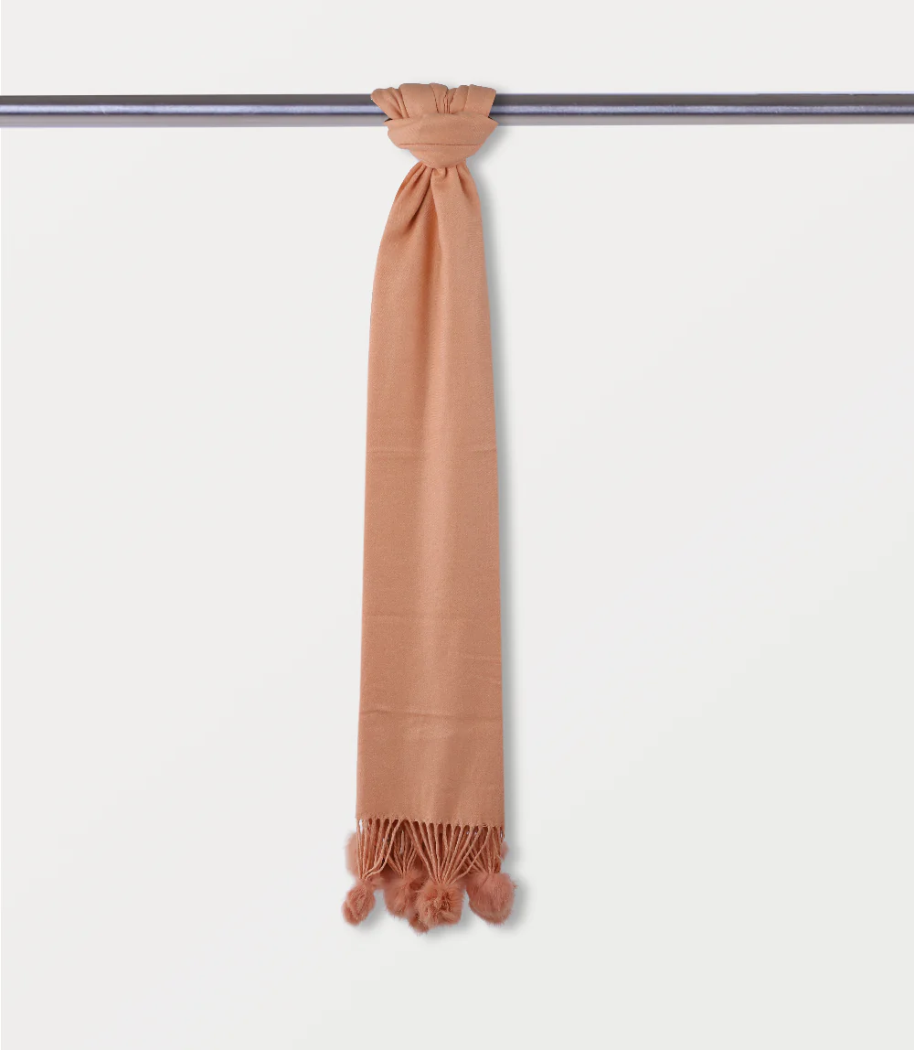 Women Scarf-PEACH - Image 2