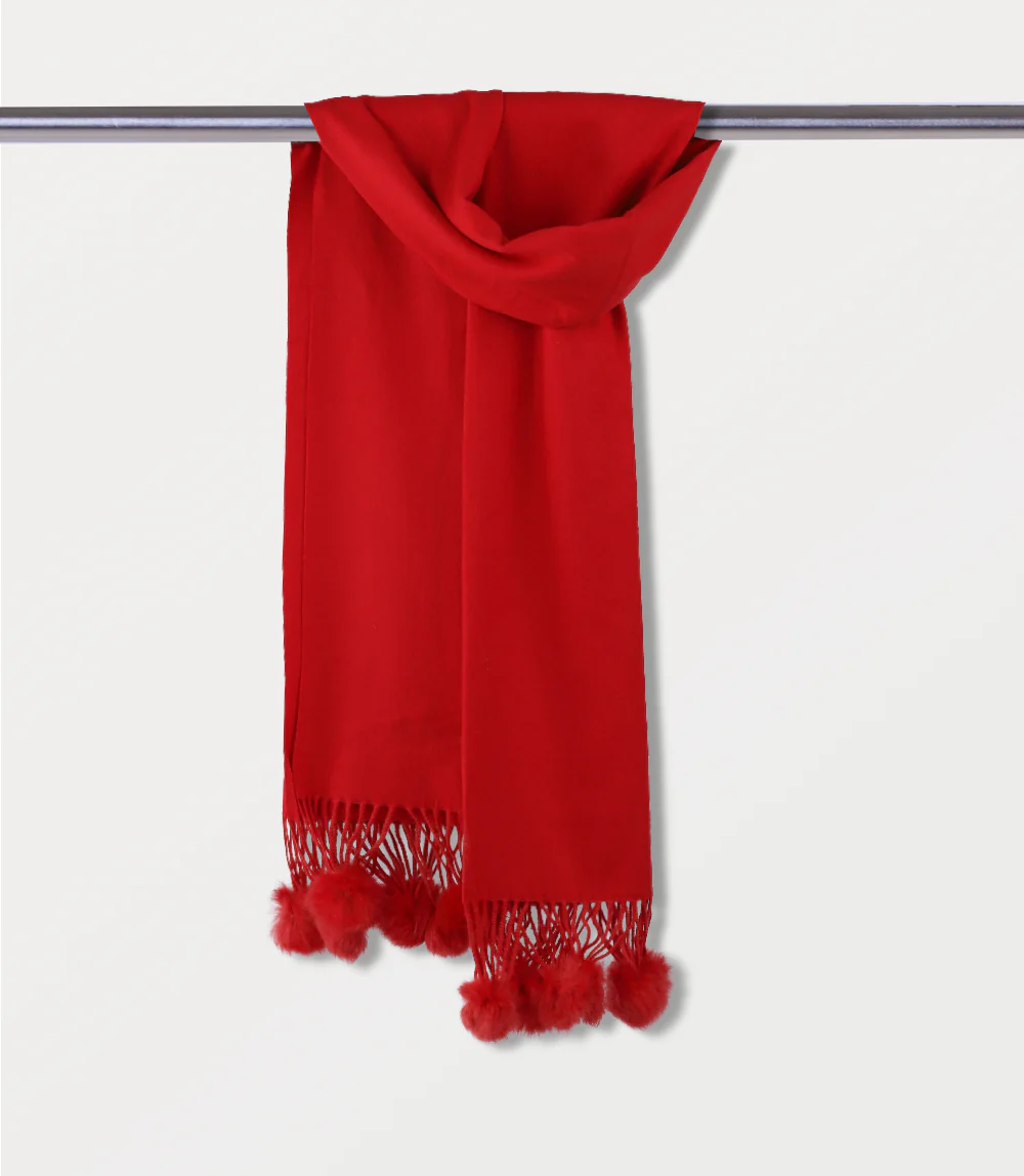 Women Scarf-RED - Image 3