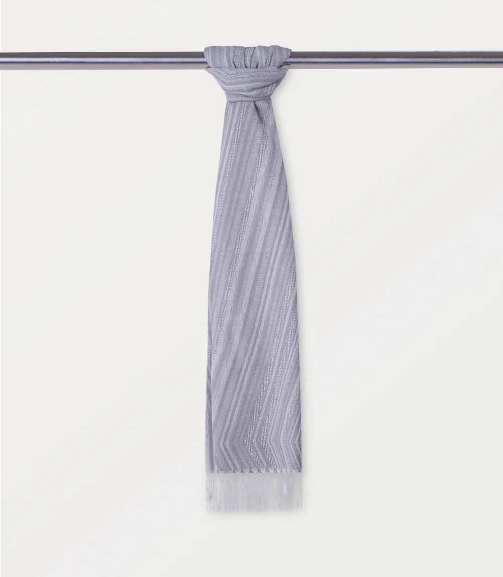 Women Scarf-L GREY - Image 2