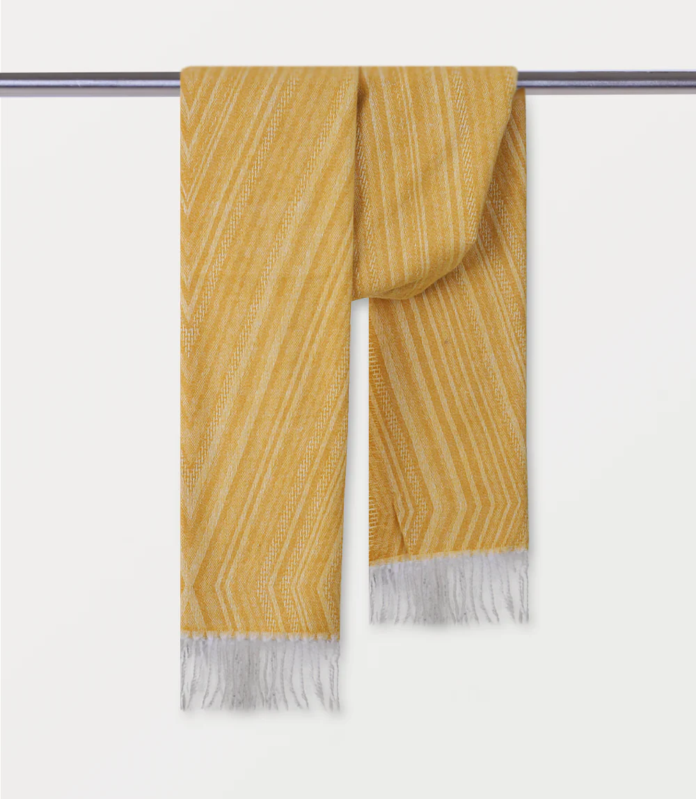 Women Scarf-YELLOW - Image 2