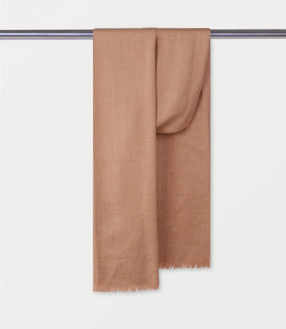 Women Scarf-L BROWN