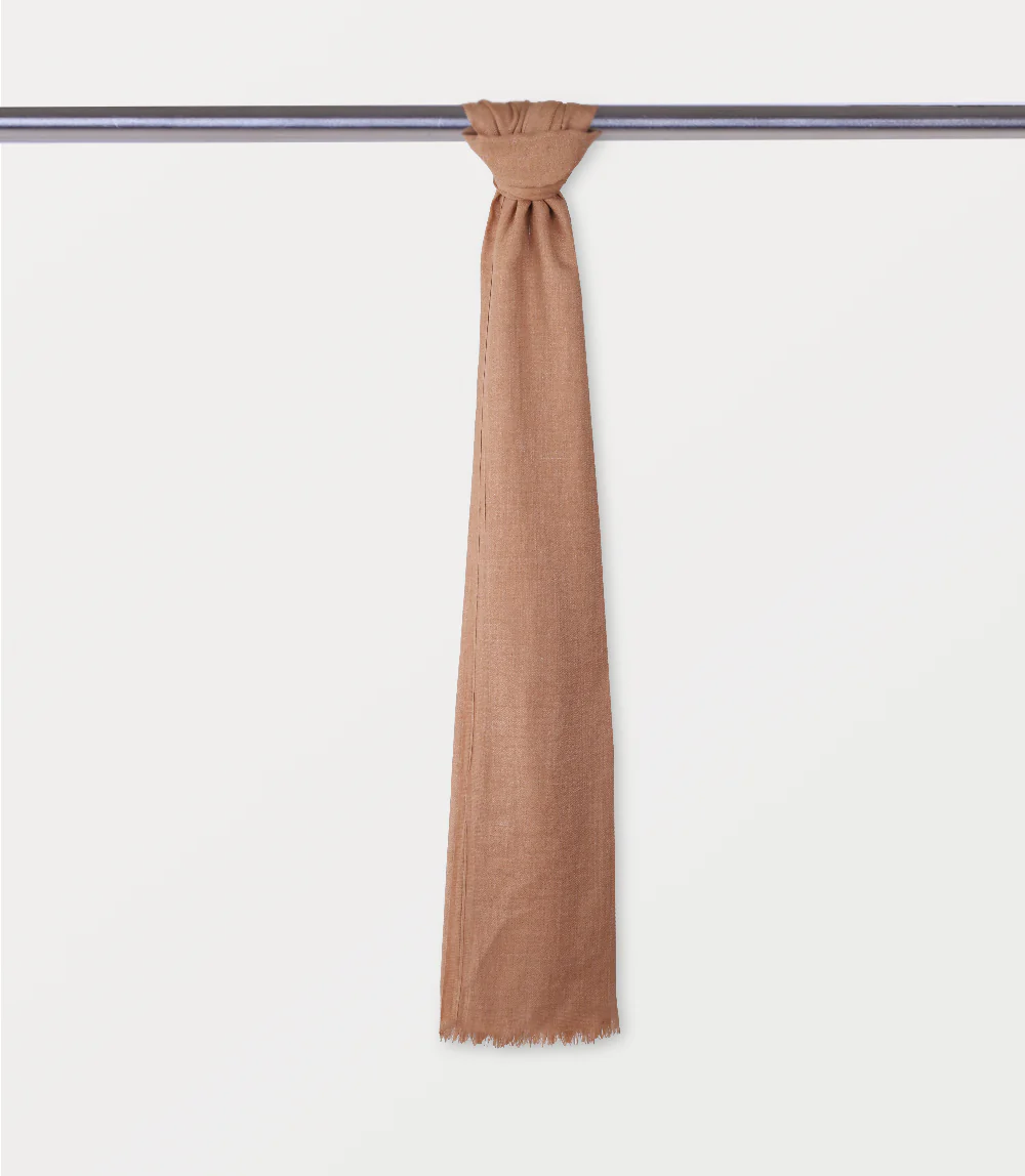 Women Scarf-L BROWN - Image 3