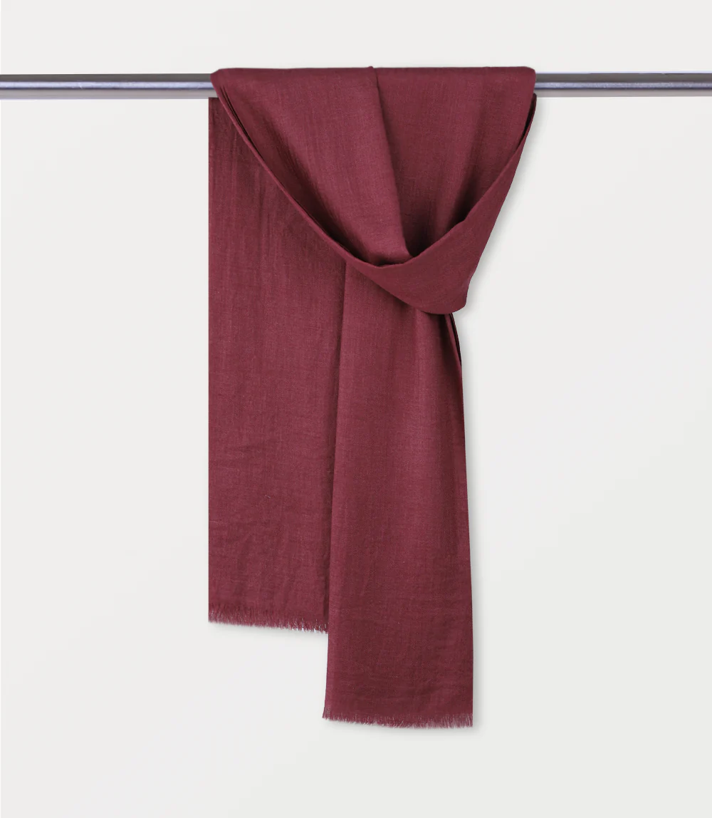 Women Scarf-MAROON - Image 2