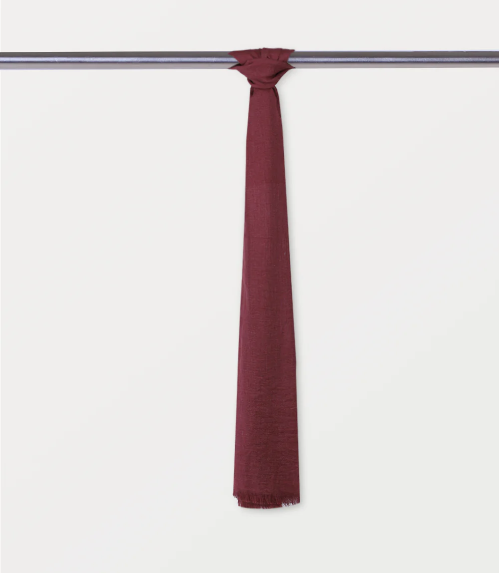 Women Scarf-MAROON - Image 3