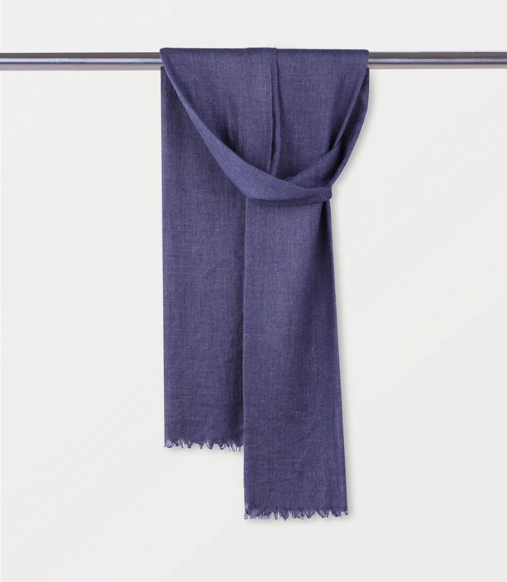 Women Scarf-NAVY - Image 2