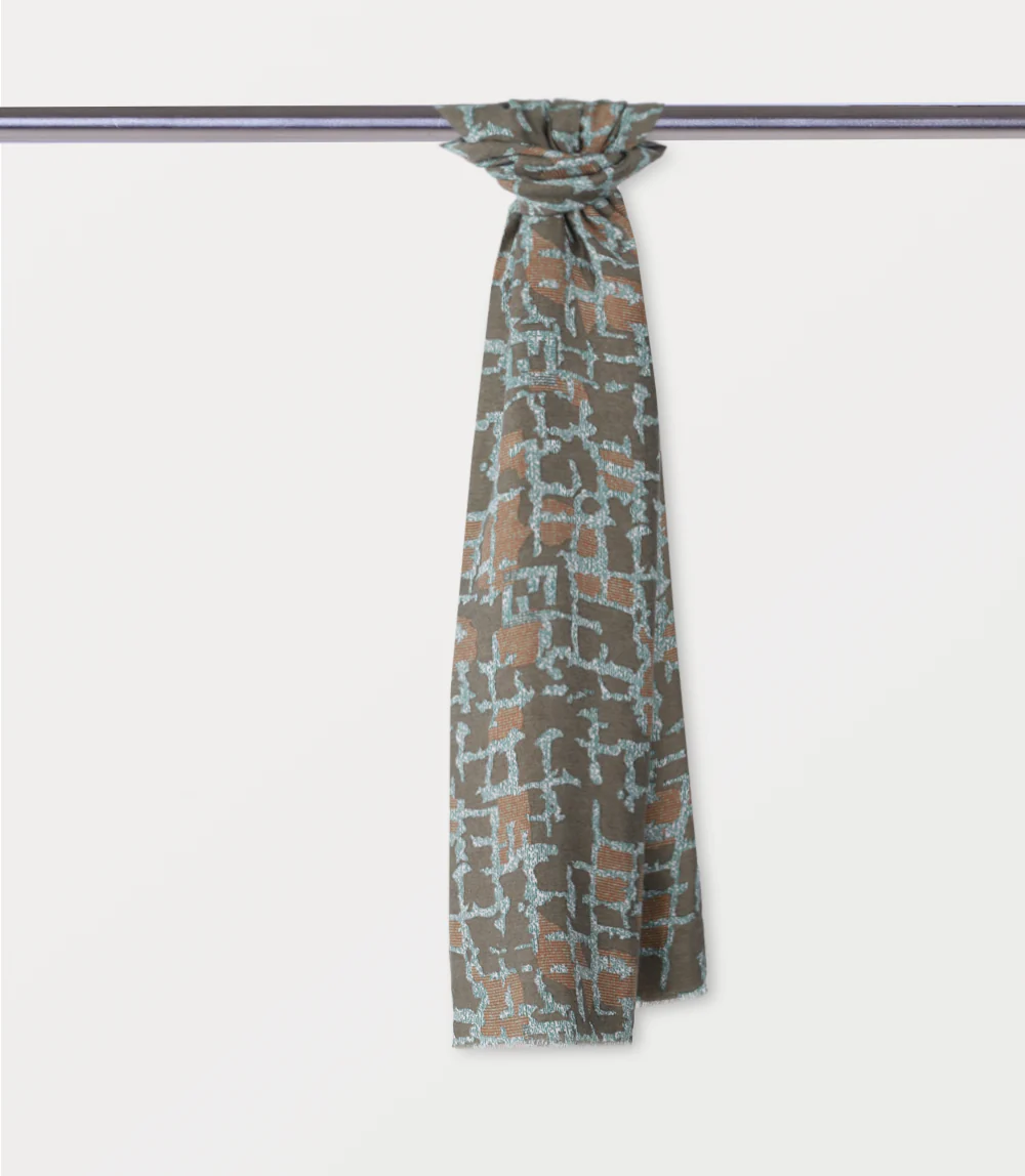 Women Scarf-GREEN - Image 3