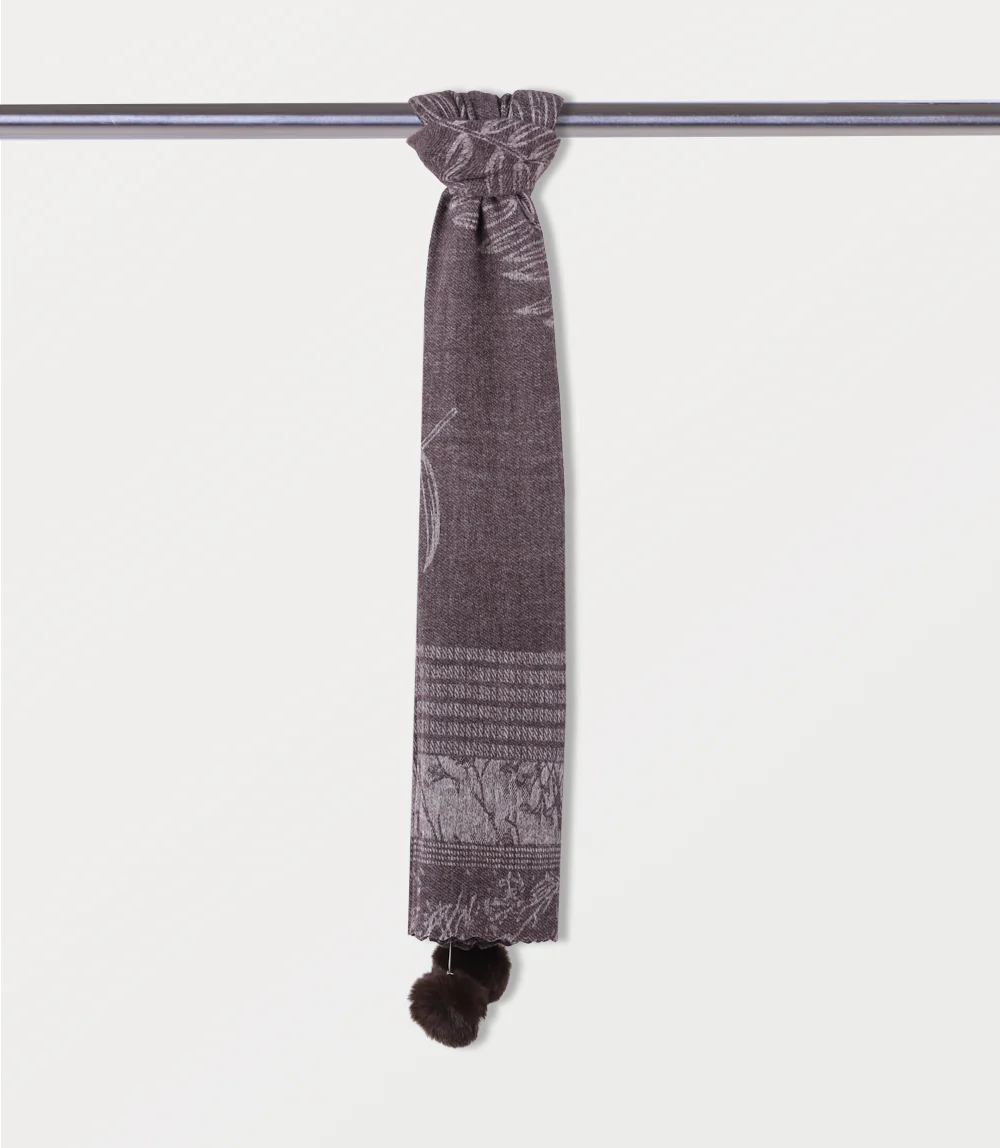 Women Scarf-CHOCO - Image 2