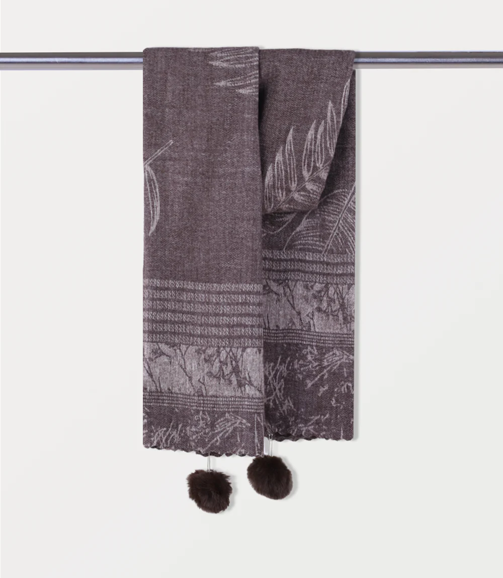 Women Scarf-CHOCO - Image 3