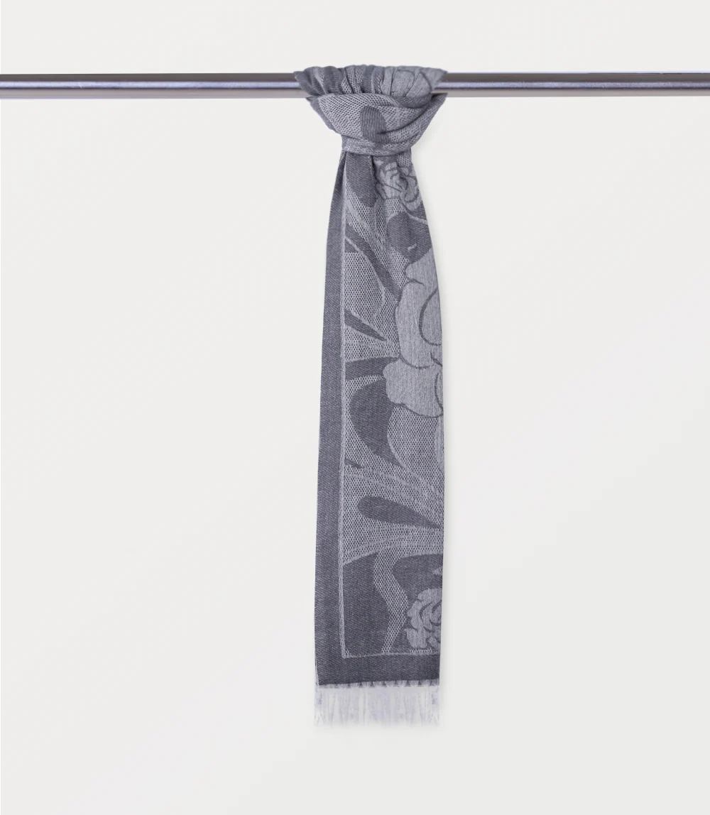 Women Scarf-GREY - Image 3
