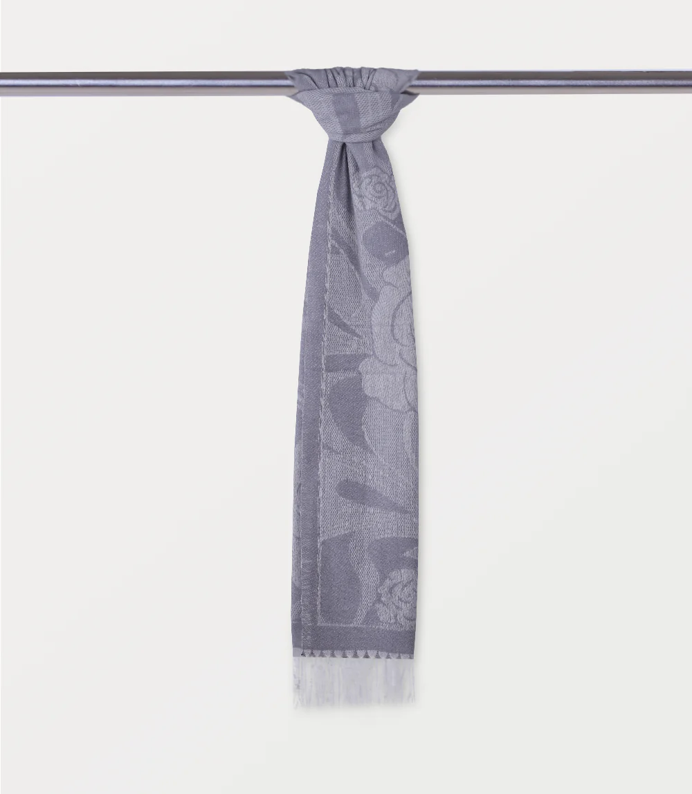 Women Scarf-L GREY - Image 3