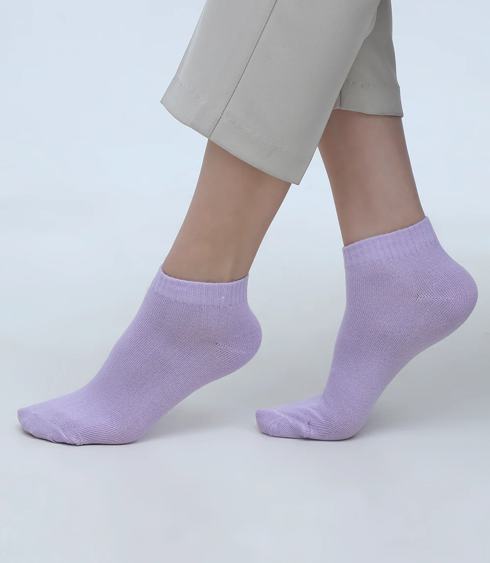 Women Socks-PURPLE - Image 2