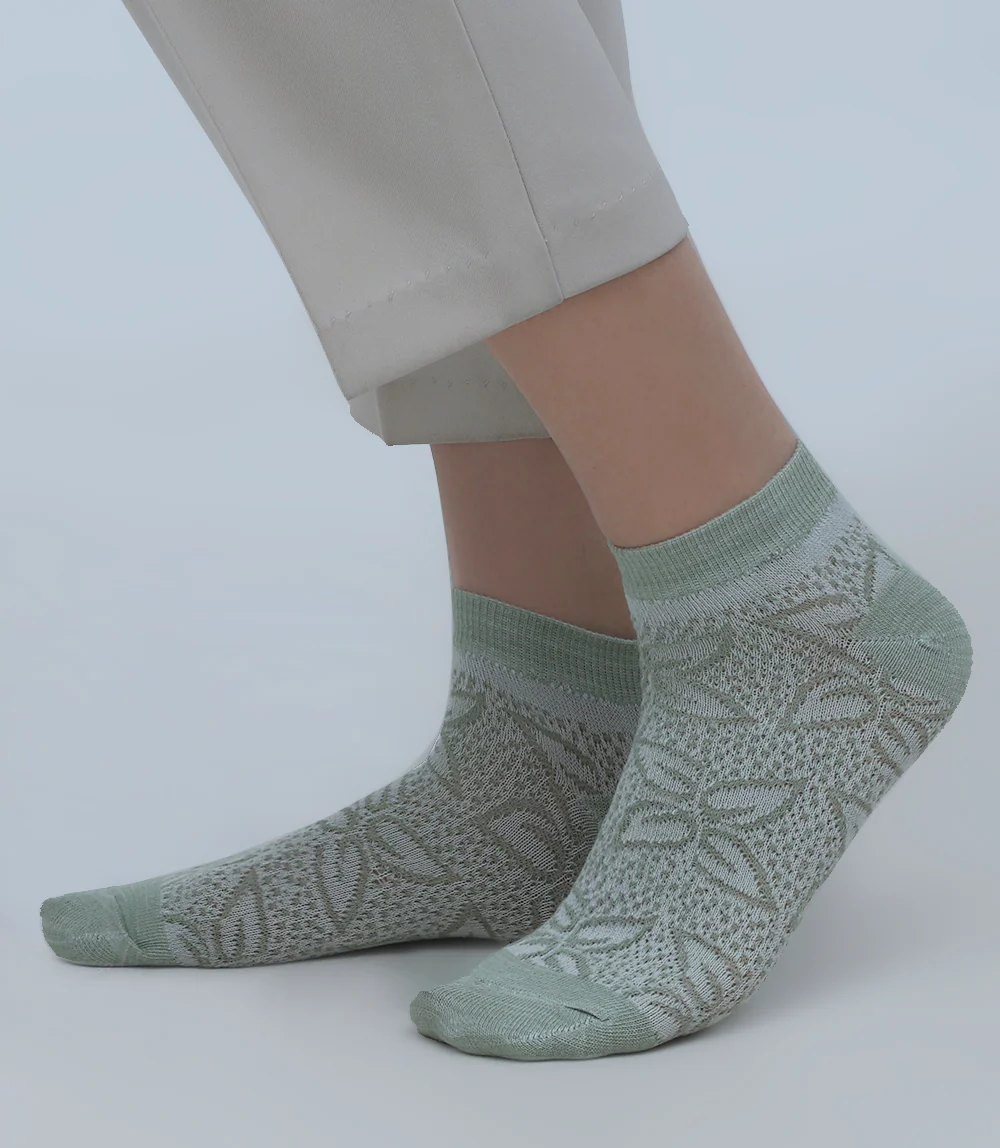 Women Socks-L PEACH - Image 2
