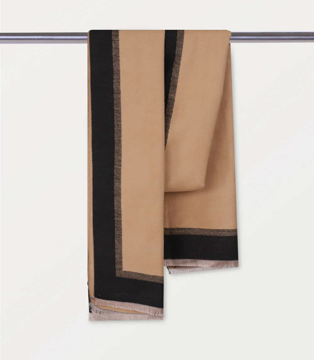 Women Scarf-BROWN/BLACK
