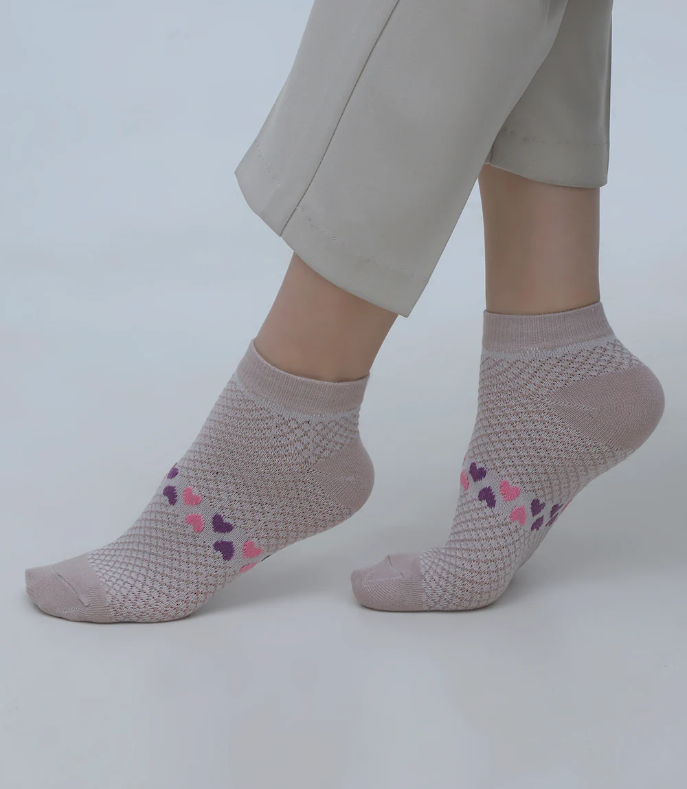 Women Socks-SKIN/BEIGE - Image 3