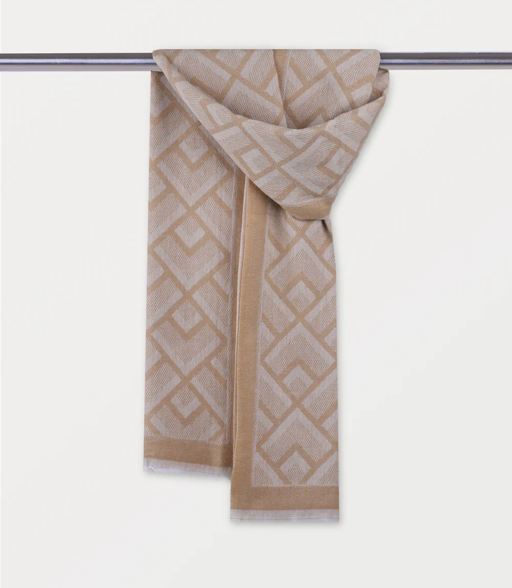 Women Scarf-BEIGE - Image 2