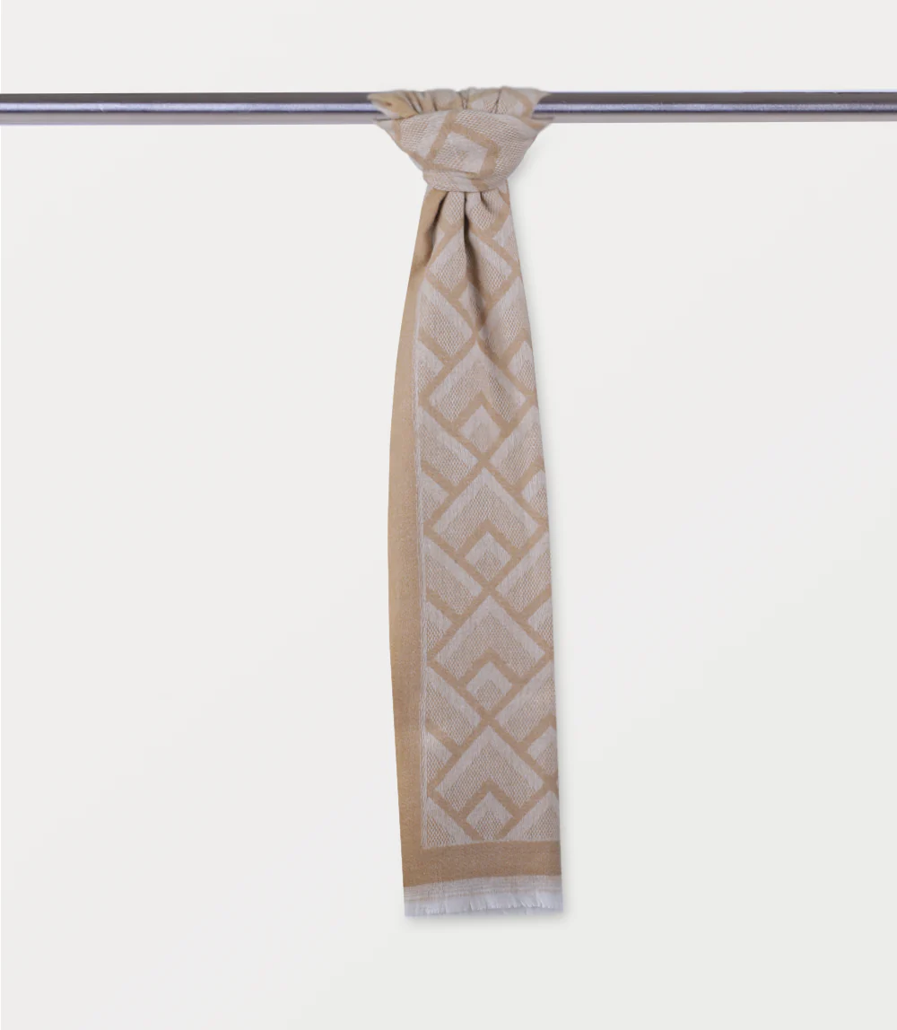 Women Scarf-BEIGE - Image 3