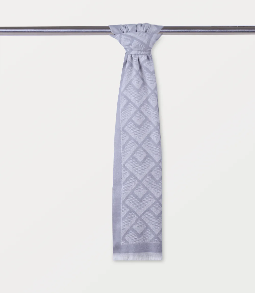 Women Scarf-L GREY - Image 2