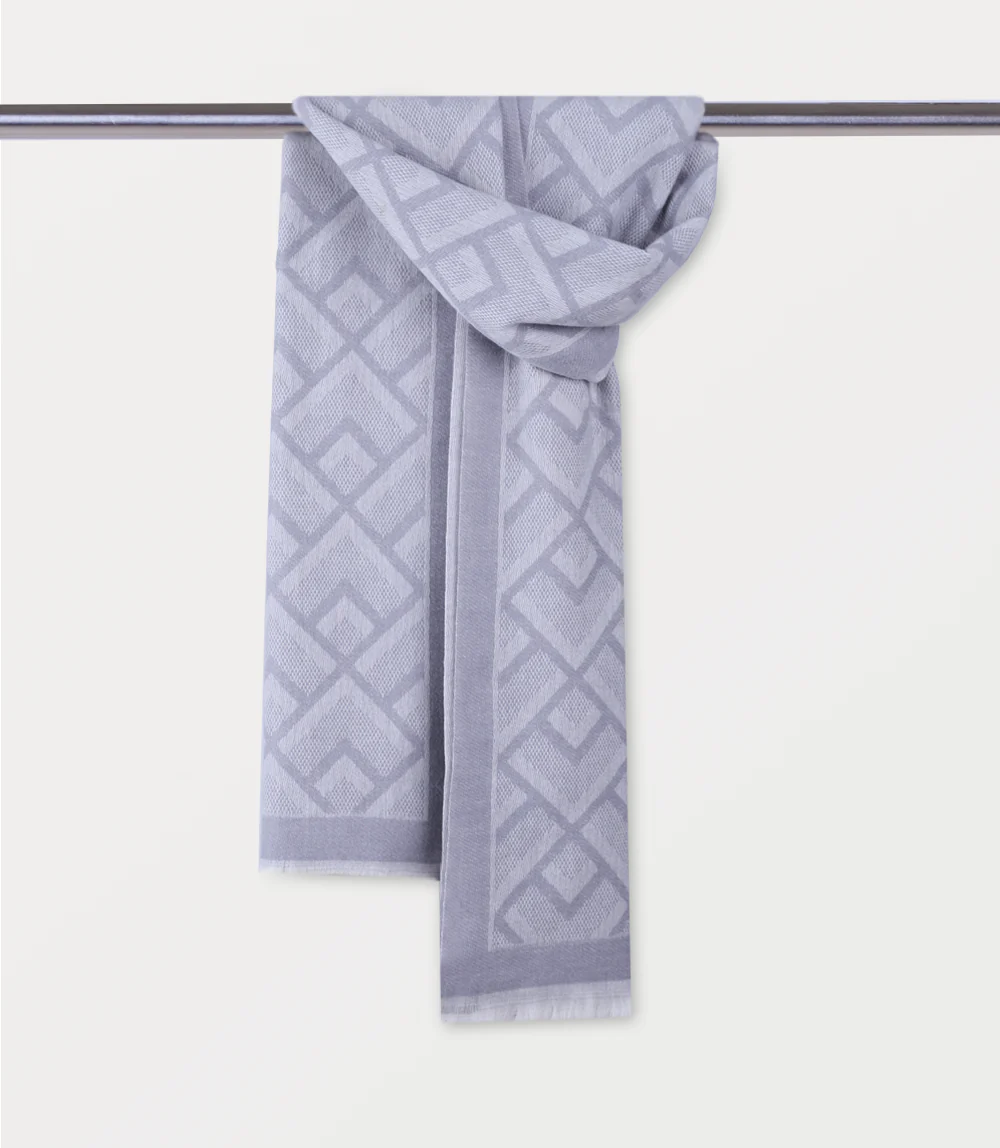 Women Scarf-L GREY - Image 3