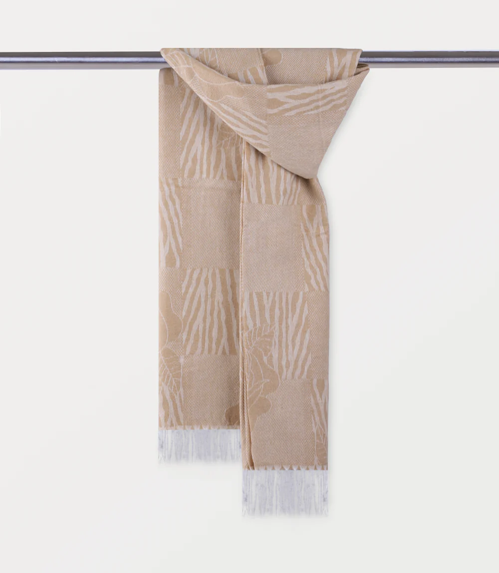 Women Scarf-BEIGE - Image 2