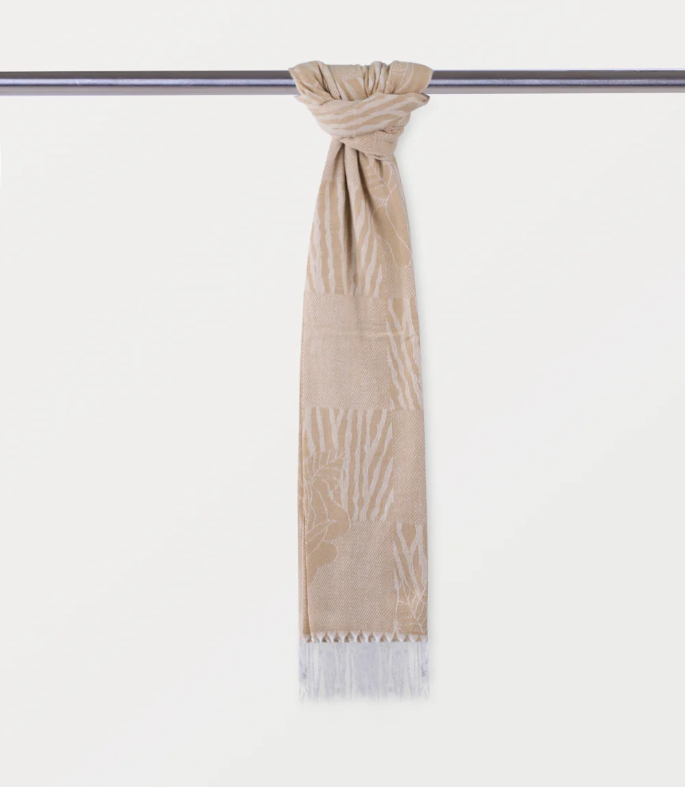 Women Scarf-BEIGE - Image 3