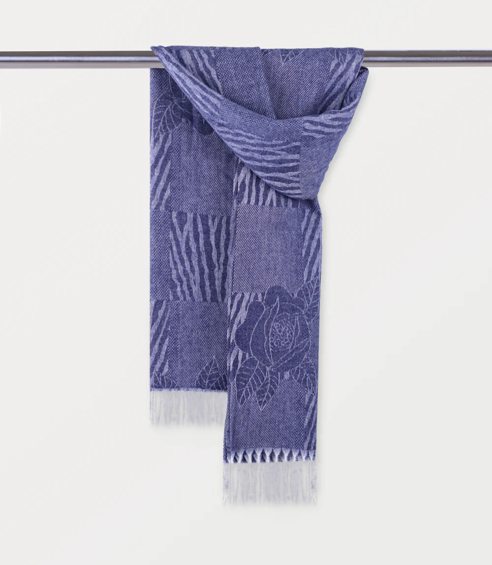 Women Scarf-NAVY - Image 2