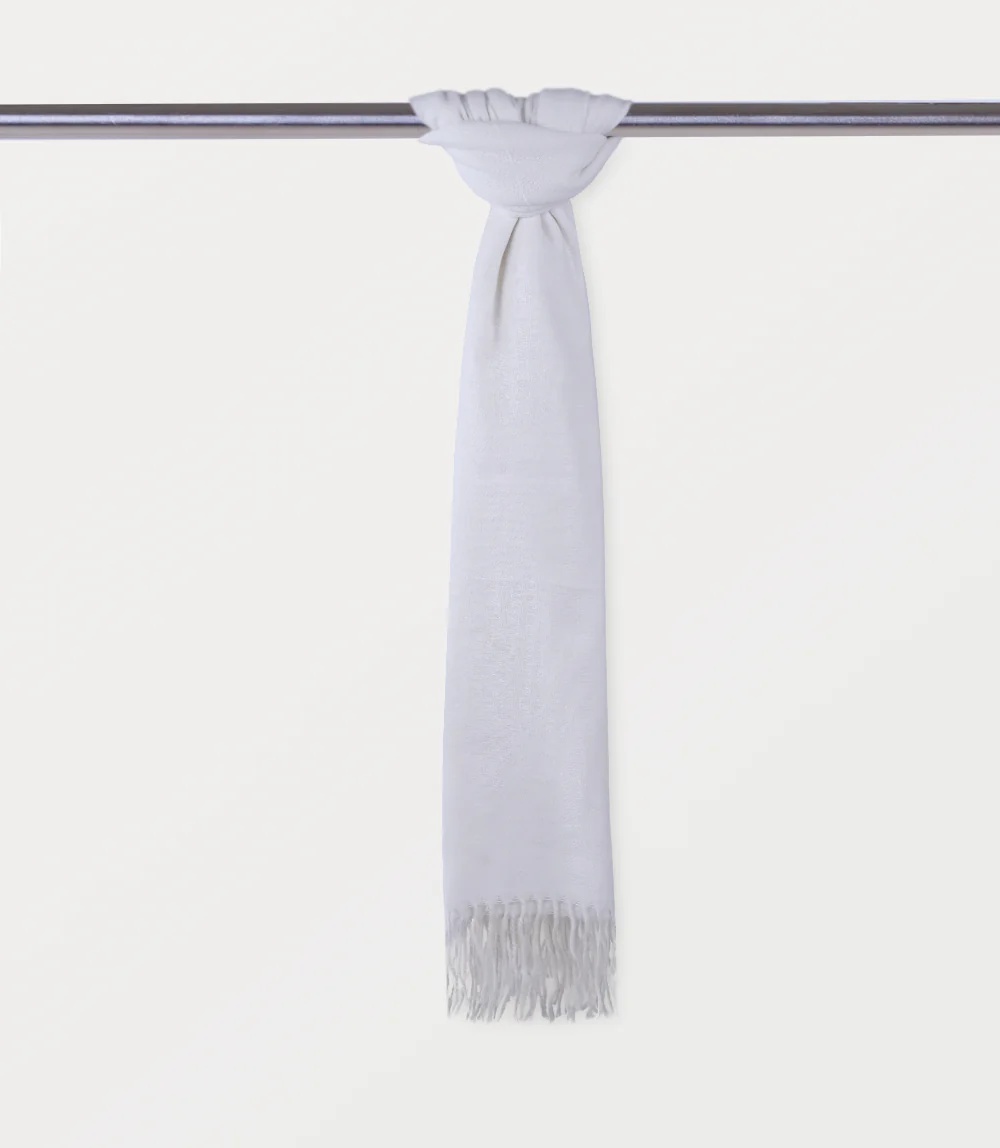 Women Scarf-WHITE - Image 3