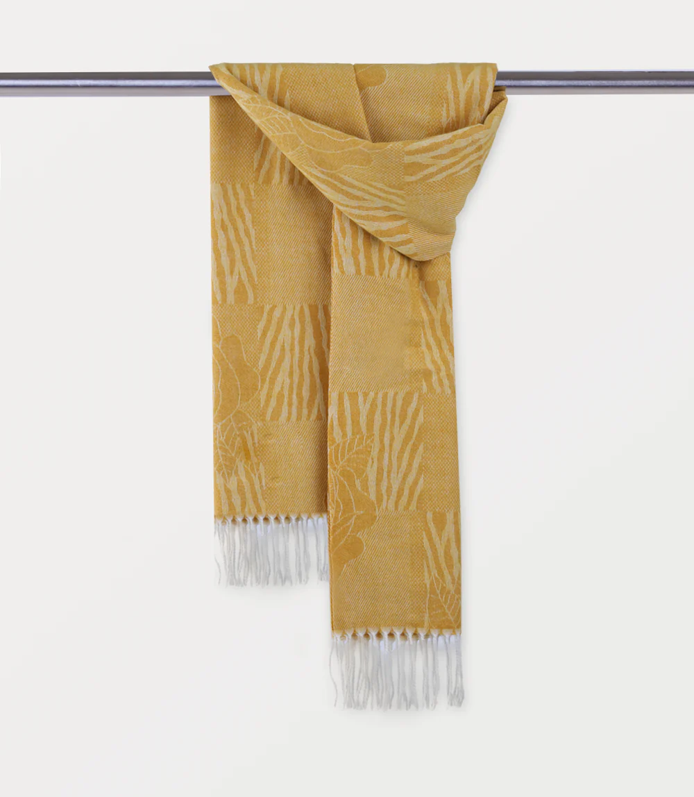 Women Scarf-YELLOW - Image 2