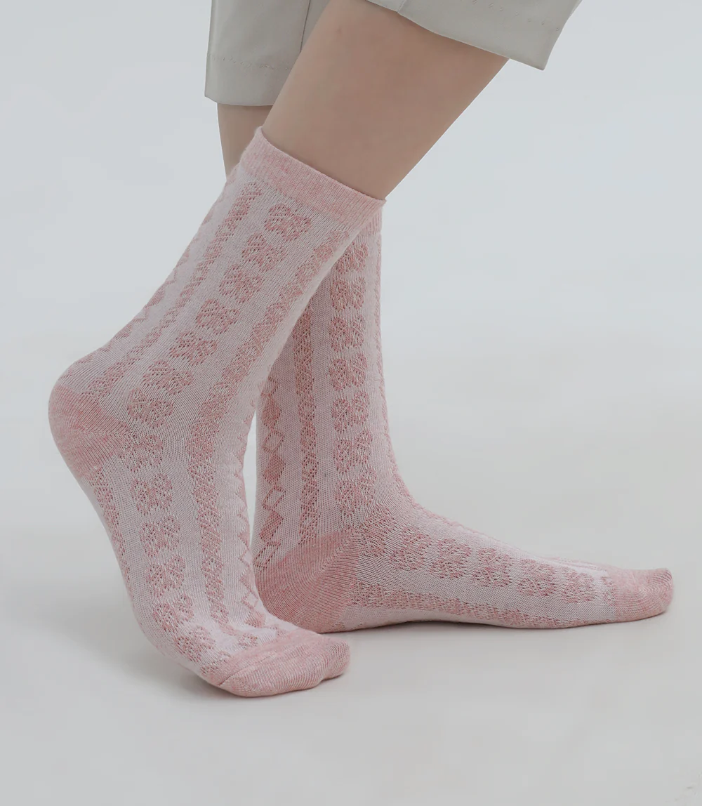 Women Socks-PINK - Image 2