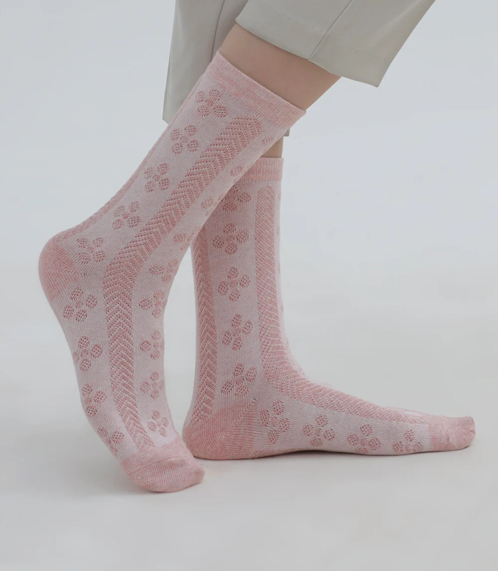 Women Socks-PINK - Image 2