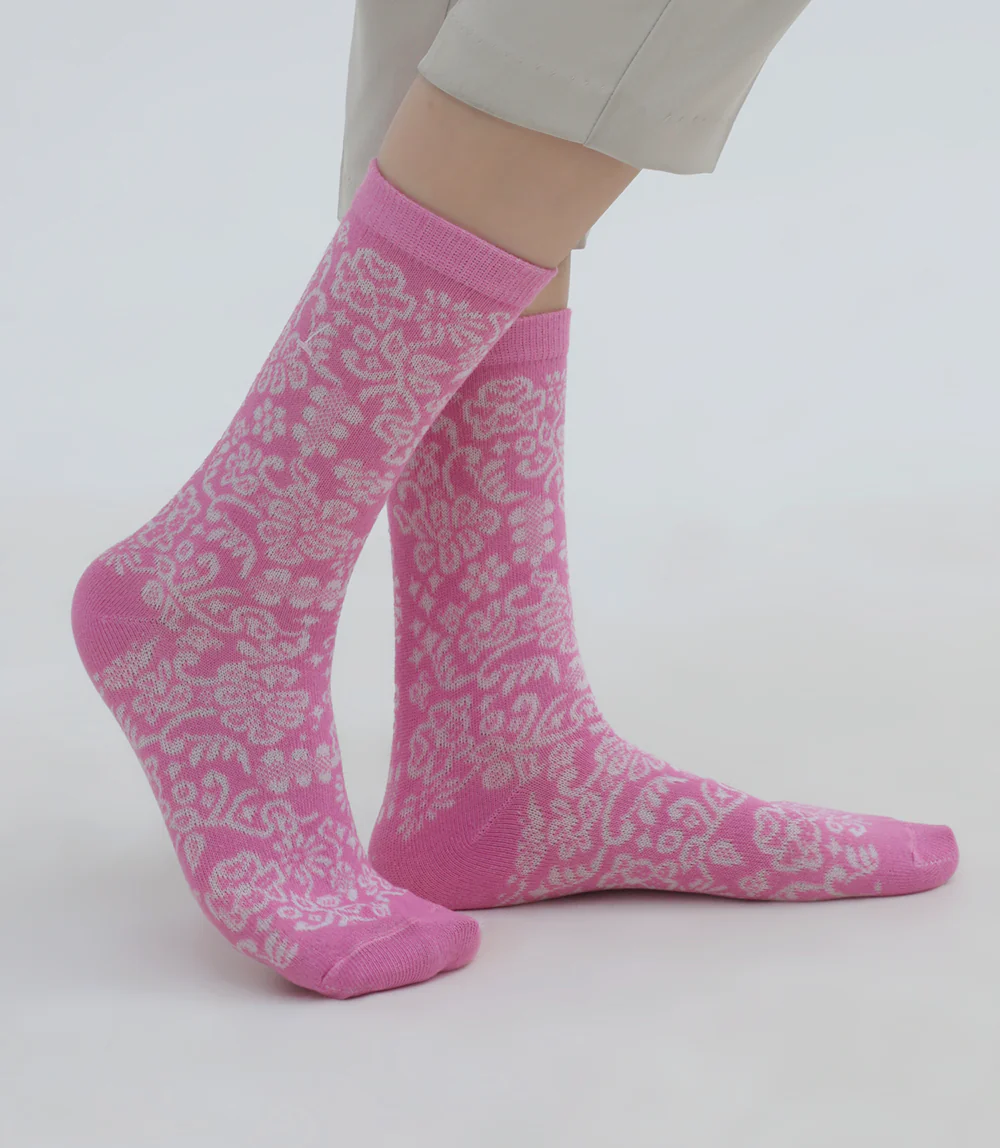 Women Socks-PINK - Image 2