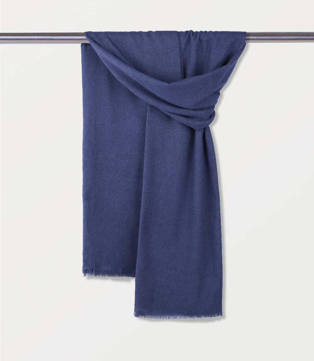 Women Scarf-NAVY - Image 2