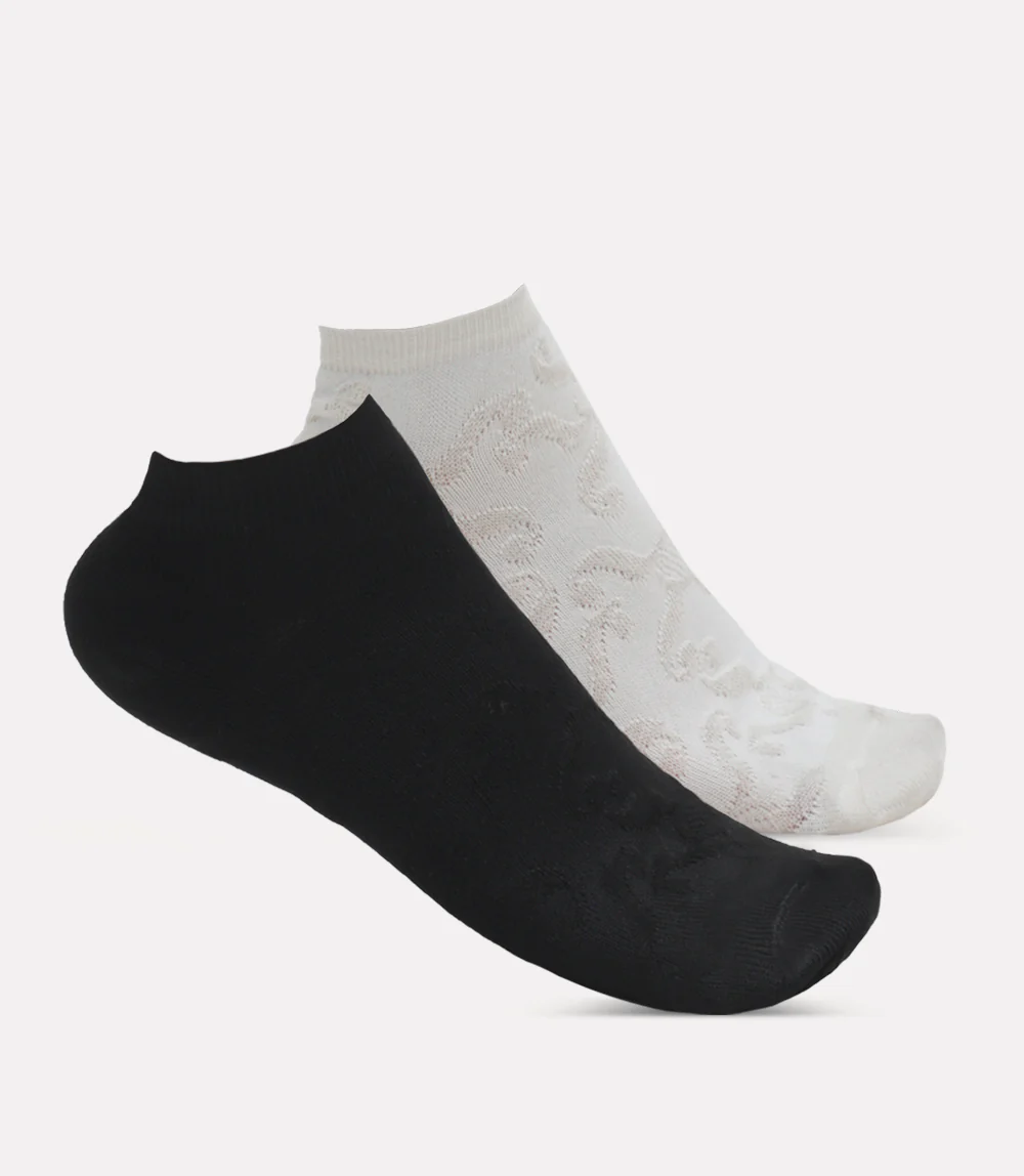 Women Socks-BLACK/SKIN