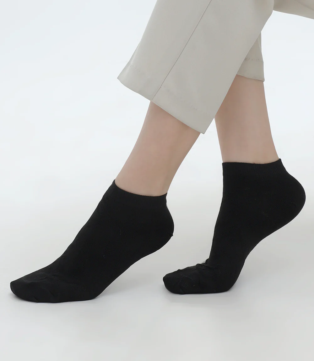 Women Socks-BLACK/SKIN - Image 2