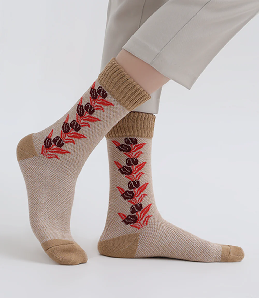 Women Socks-BEIGE