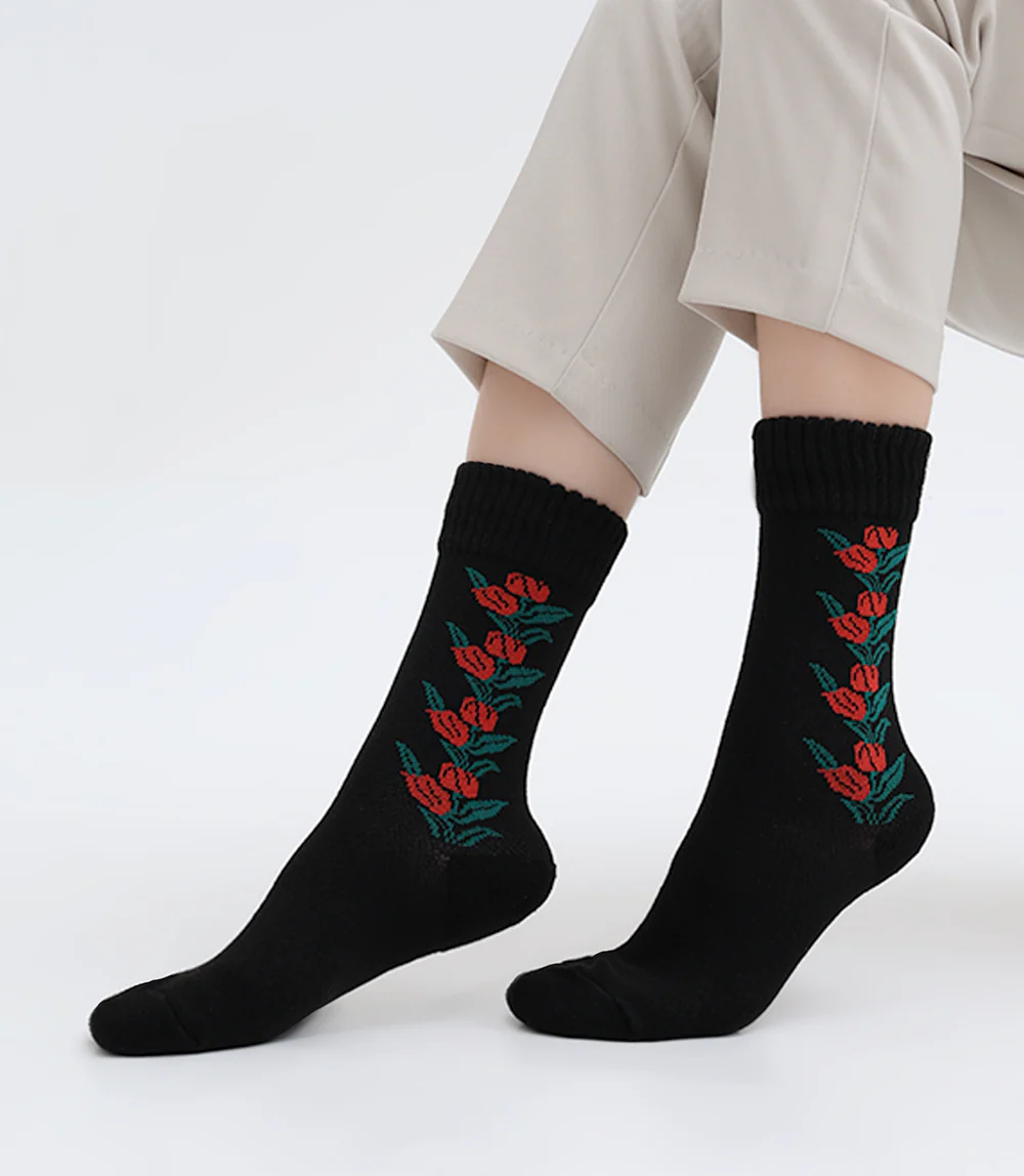 Women Socks-BLACK - Image 2