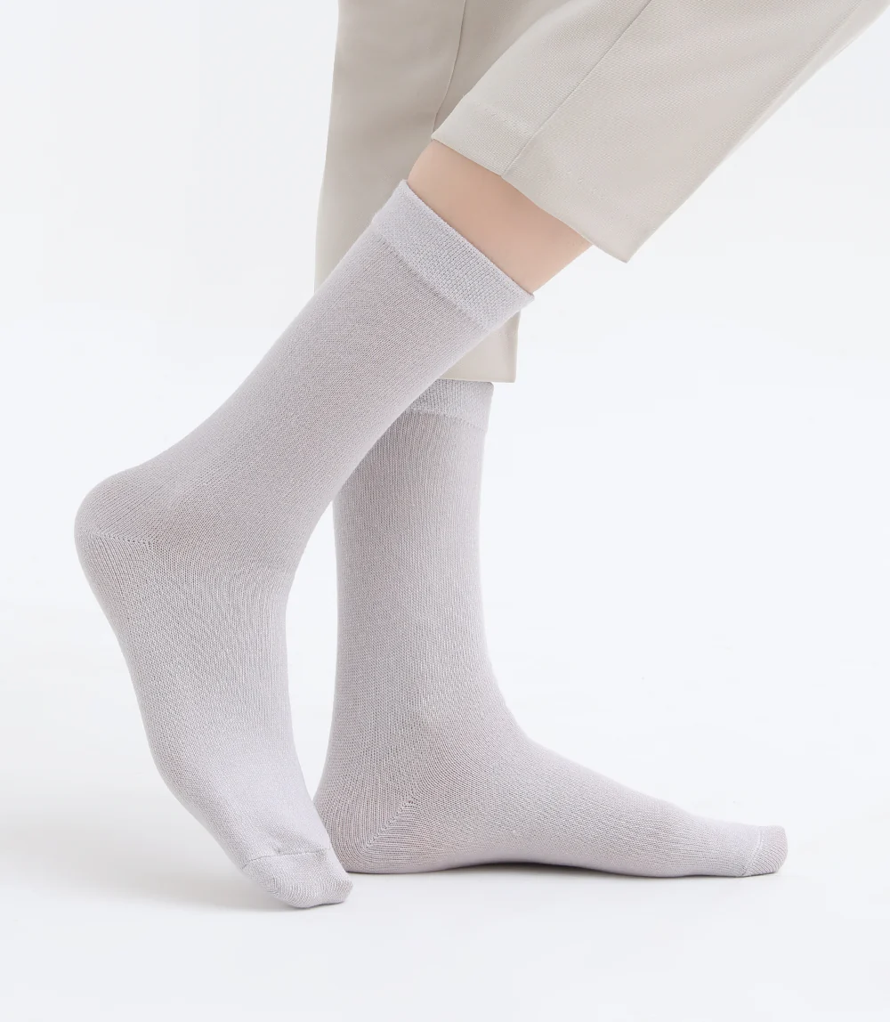 Women Socks-GREY/MINT