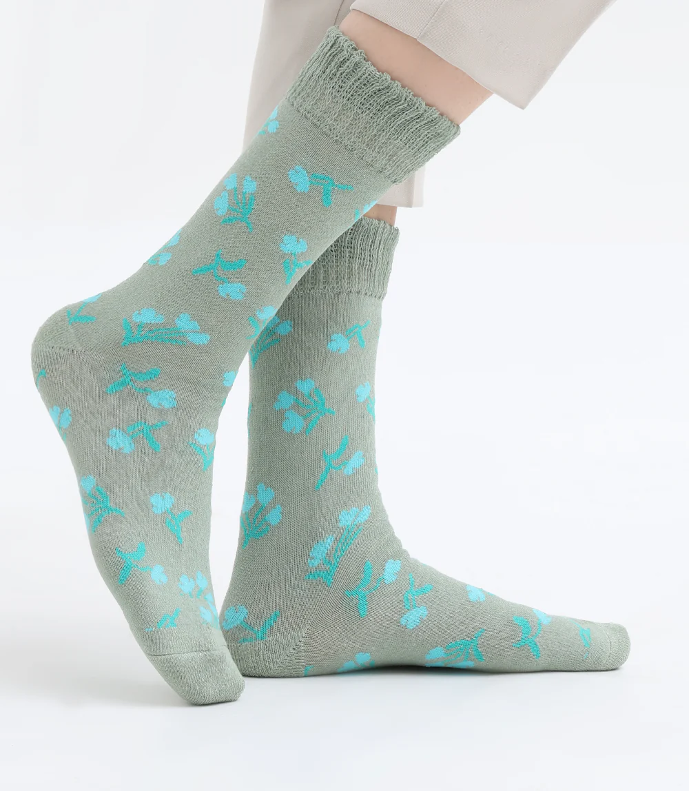 Women Socks-GREEN - Image 2