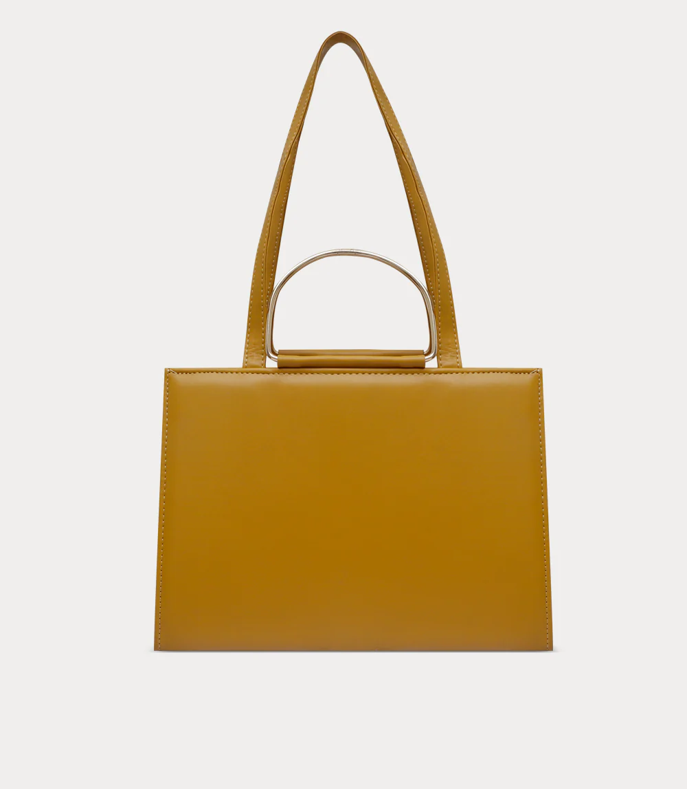 Women Boxy Bag-MUSTARD - Image 3