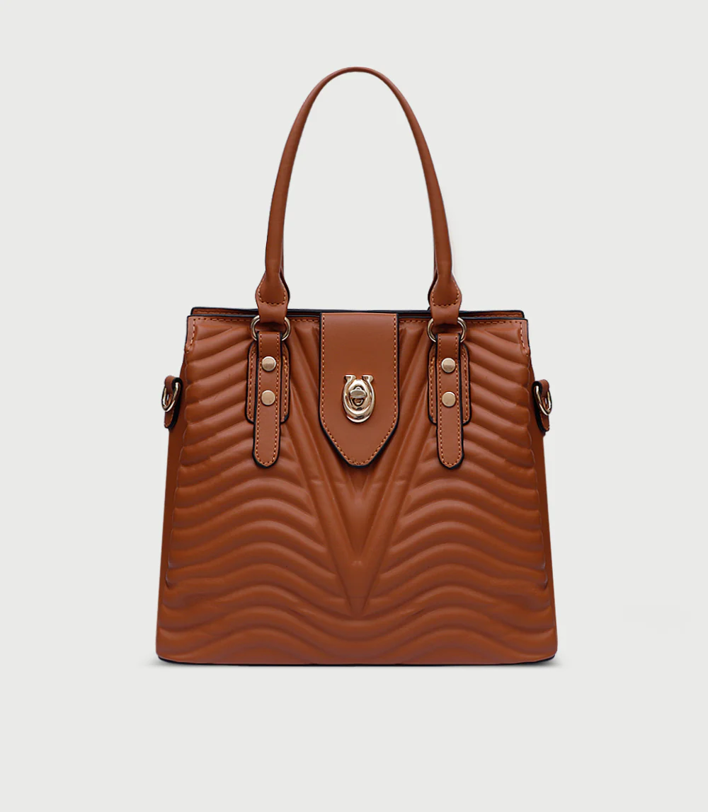 Women Shoulder Bag-TAN