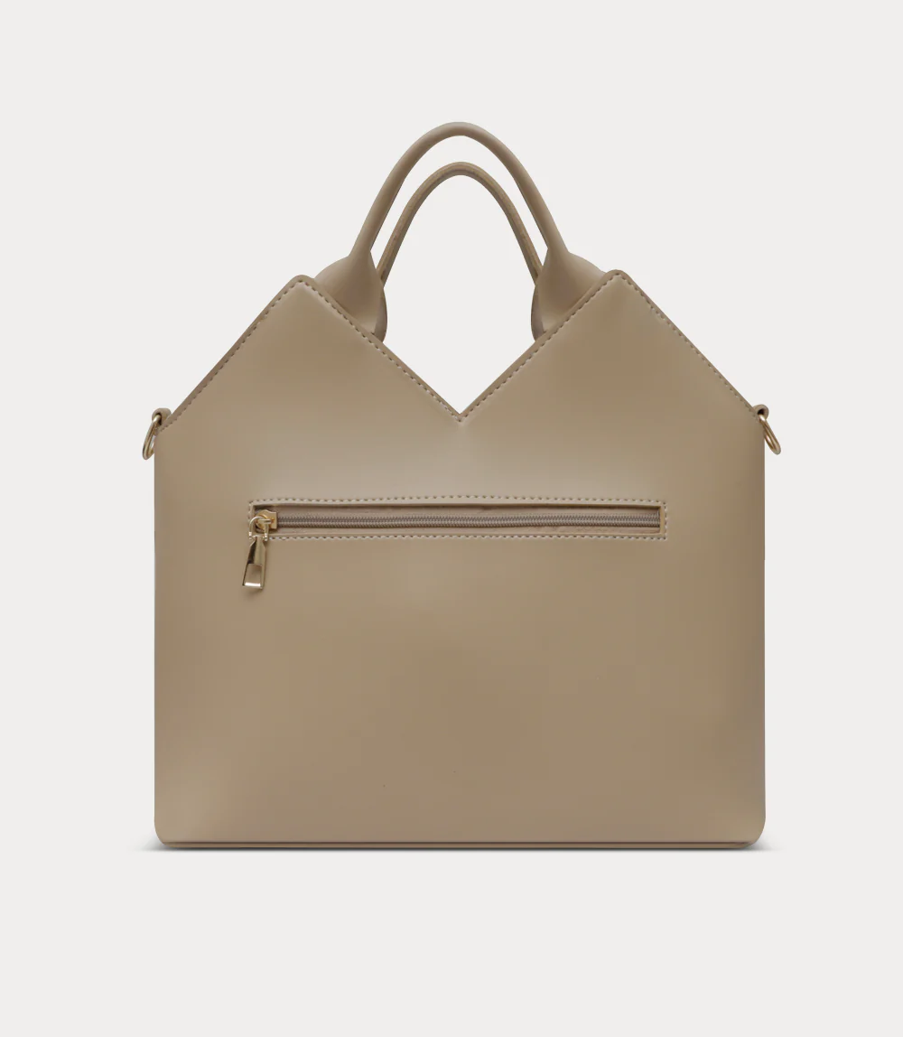 Women Shoulder Bag-BEIGE - Image 3