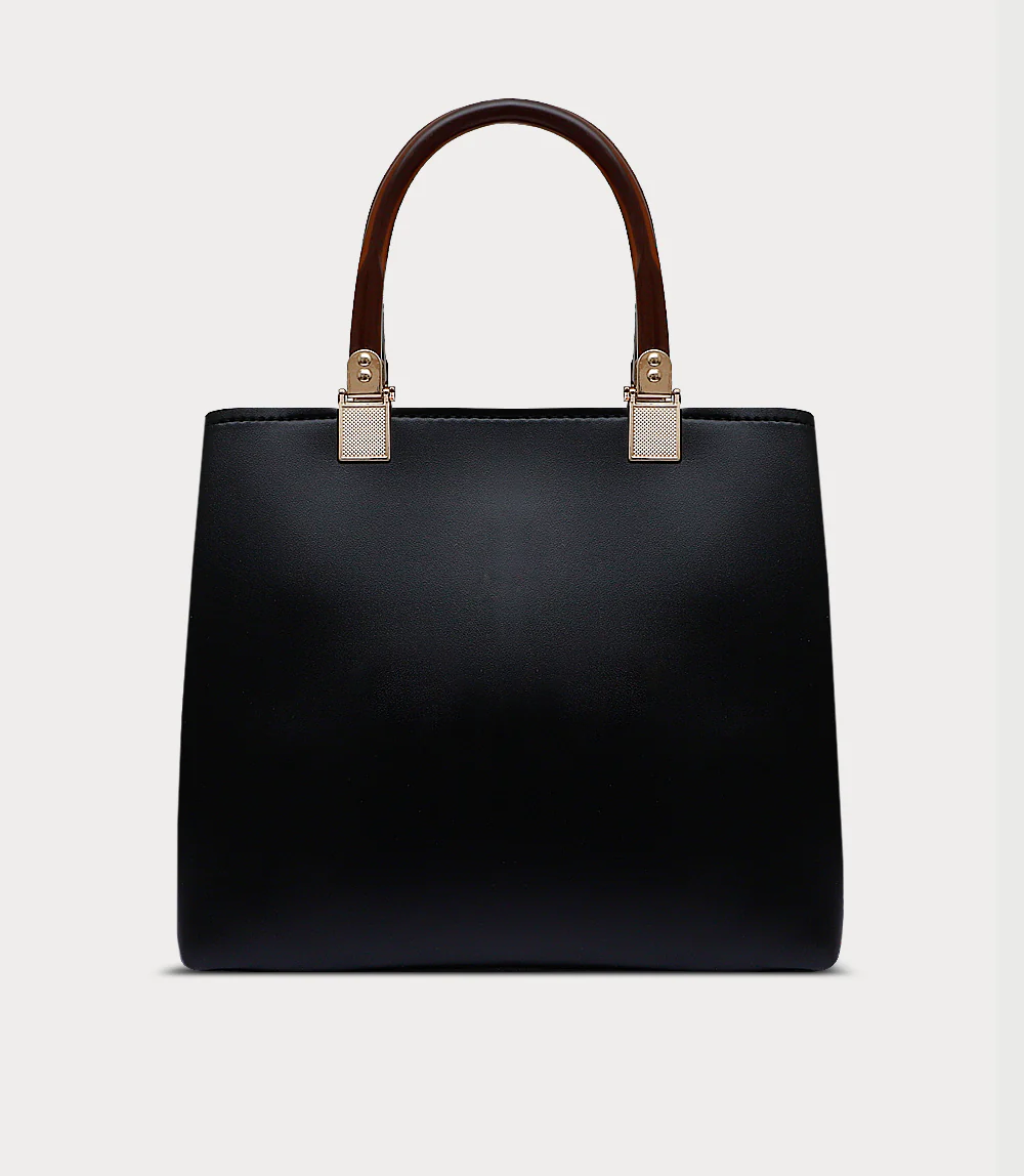 Women Shoulder Bag-BLACK - Image 3