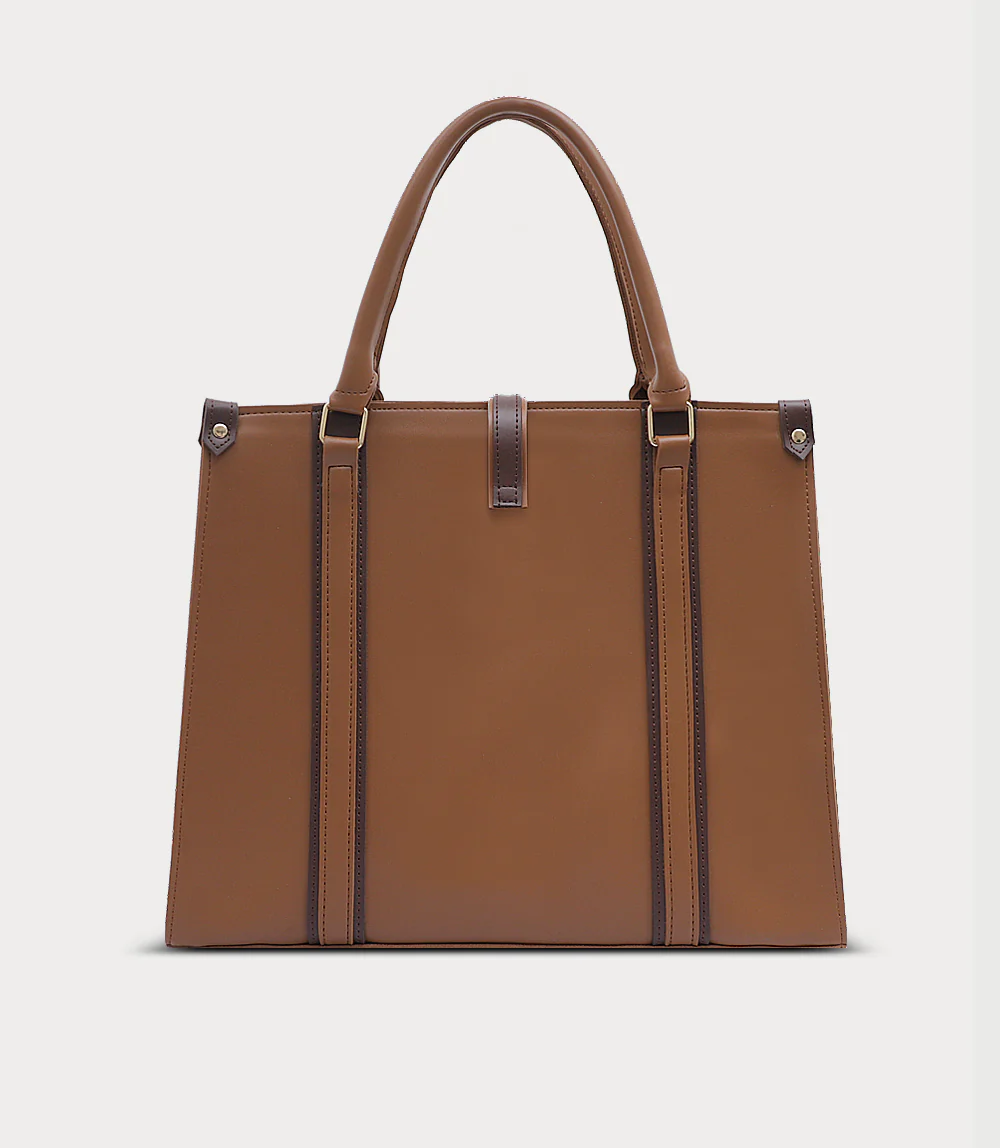 Women Shoulder Bag-TAN - Image 3