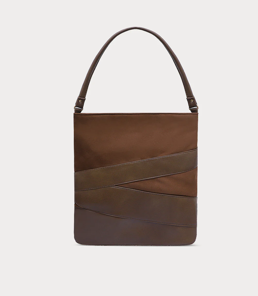 Women Shoulder Bag-BROWN - Image 3