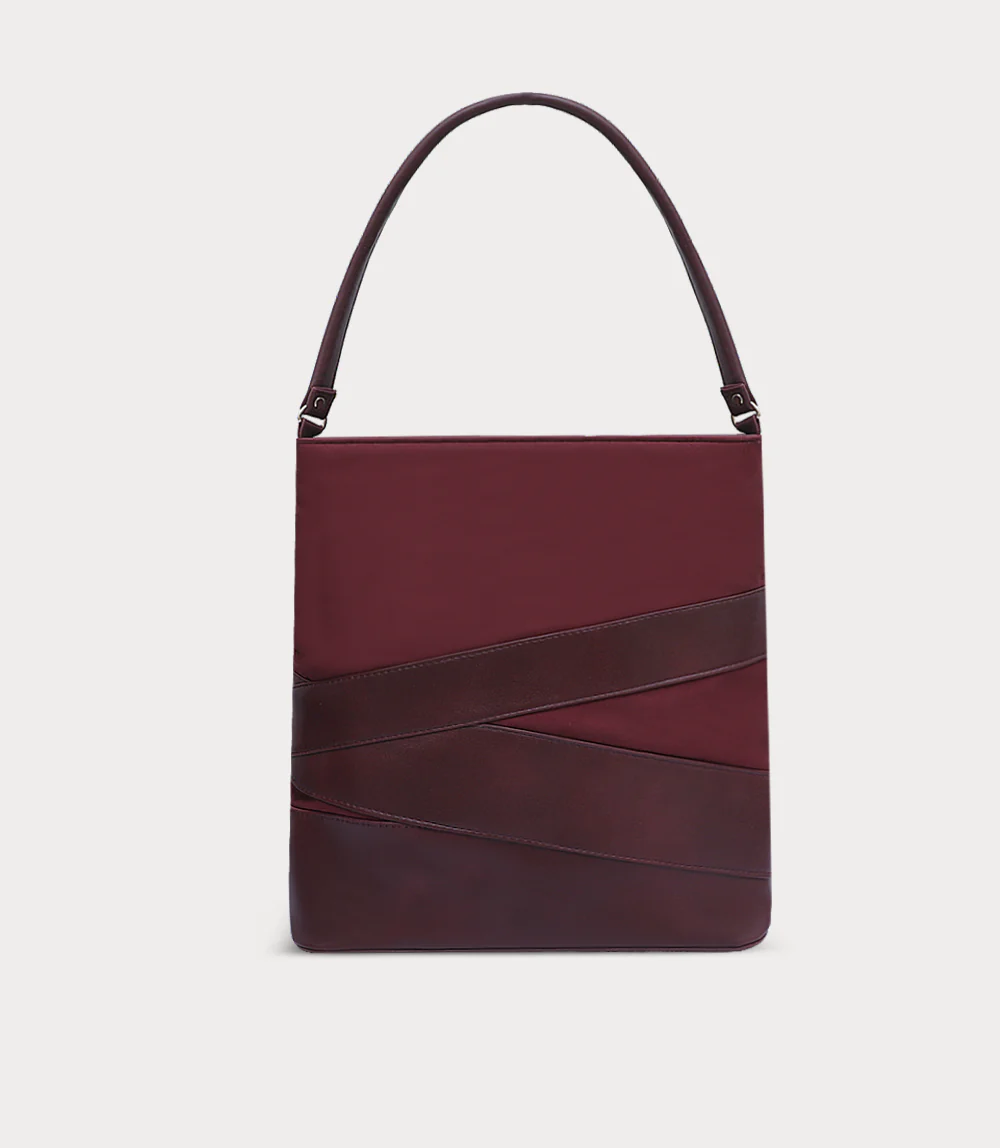 Women Shoulder Bag-MAROON - Image 3
