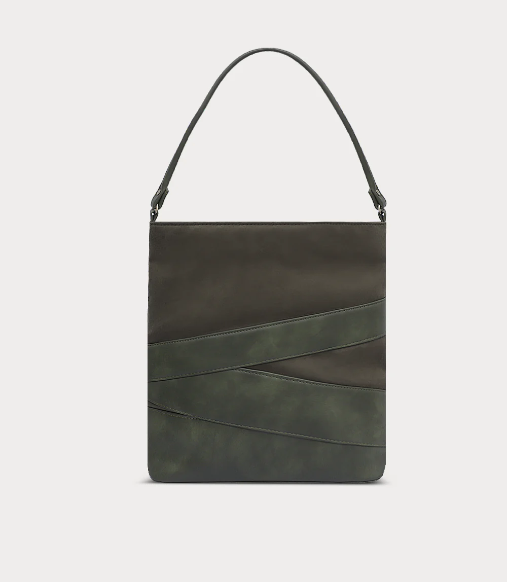 Women Shoulder Bag-OLIVE - Image 3