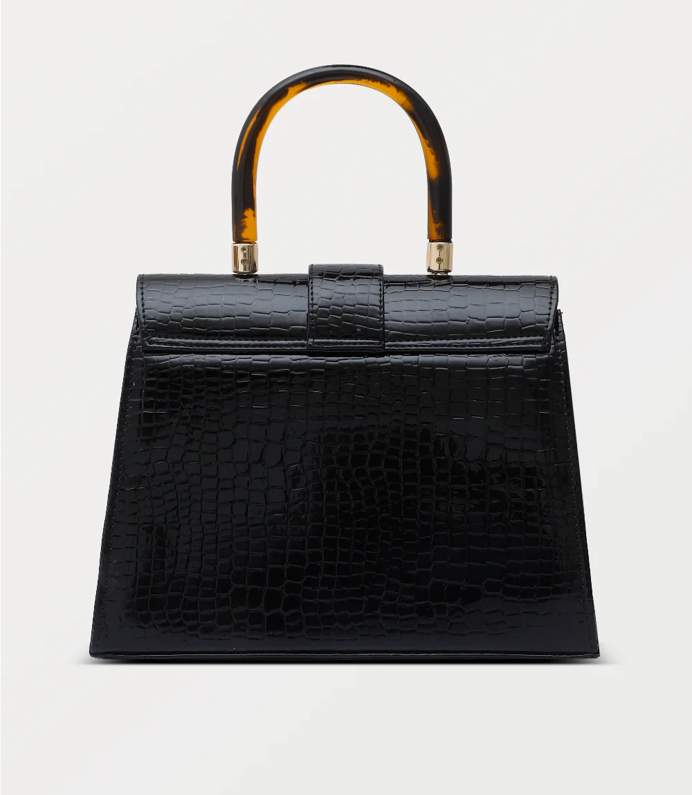 Women Shoulder Bag-BLACK - Image 3