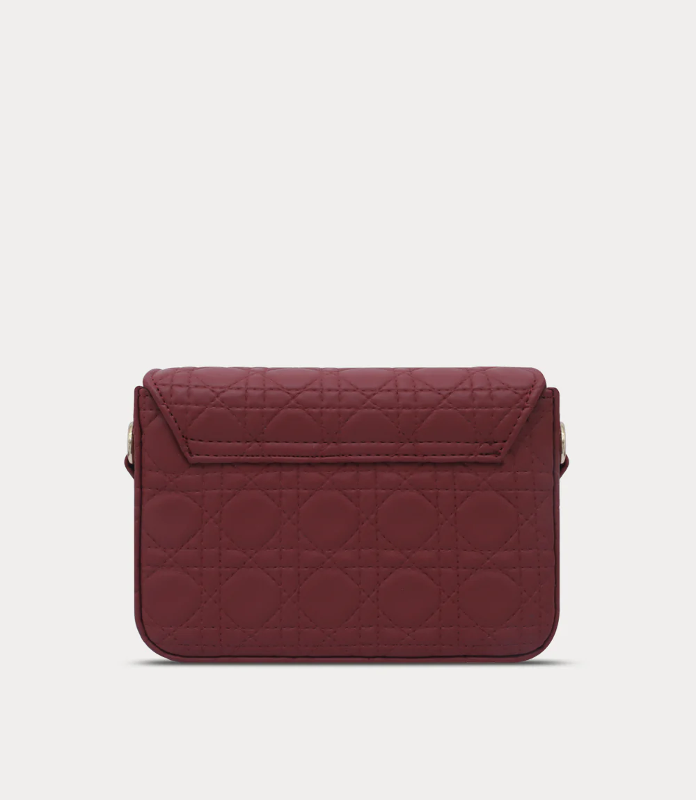 Women Shoulder Bag-MAROON - Image 3